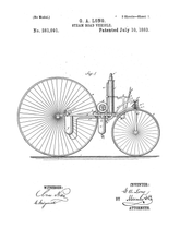 Kép betöltése a galériamegjelenítőbe: Gőzhajtású autó, vintage stílusú poszter