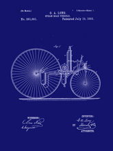 Kép betöltése a galériamegjelenítőbe: Gőzhajtású autó, vintage stílusú poszter