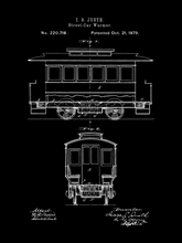 Kép betöltése a galériamegjelenítőbe: Lóvasút vintage stílusú poszter