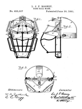 Kép betöltése a galériamegjelenítőbe: Baseball sisak, vintage stílusú poszter