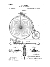 Kép betöltése a galériamegjelenítőbe: Bicikli, 1890 vintage stílusú poszter