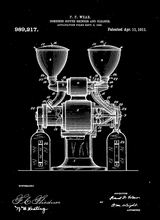 Kép betöltése a galériamegjelenítőbe: Kávédaráló, 1911, vintage stílusú poszter