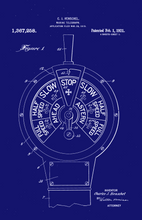 Kép betöltése a galériamegjelenítőbe: Hajó telegráf, vintage, industrial stílusú poszter, 1921-es amerikai szabadalmi rajz alapján
