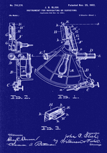 Kép betöltése a galériamegjelenítőbe: Hajó navigációs eszköz, vintage stílusú poszter