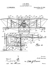 Kép betöltése a galériamegjelenítőbe: Repülőgép, vintage stílusú poszter (Smith)