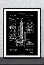 Kép betöltése a galériamegjelenítőbe: Szeszlepárló, vintage stílusú poszter