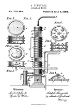 Kép betöltése a galériamegjelenítőbe: Szeszlepárló, vintage stílusú poszter