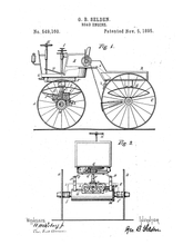 Kép betöltése a galériamegjelenítőbe: Automobil vintage poszter 1895