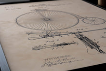 Kép betöltése a galériamegjelenítőbe: Bicikli, 1890 vintage stílusú poszter