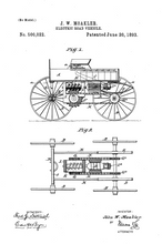 Kép betöltése a galériamegjelenítőbe: Elektromos autó, vintage stílusú poszter