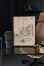 Kép betöltése a galériamegjelenítőbe: Fényképezőgép, vintage stílusú poszter