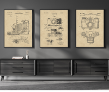 Kép betöltése a galériamegjelenítőbe: Fotós ajándékcsomag, 3 vintage poszter !