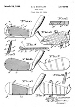 Kép betöltése a galériamegjelenítőbe: Golf ütő vintage stílusú poszter