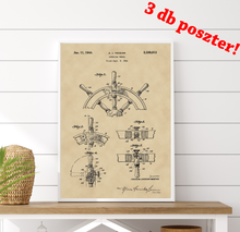 Kép betöltése a galériamegjelenítőbe: A hajózás szerelmeseinek ajándék csomag, 3 vintage poszter !