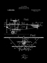 Kép betöltése a galériamegjelenítőbe: Repülő, 1919, vintage stílusú poszter