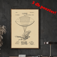 Kép betöltése a galériamegjelenítőbe: Vicces járgányok ajándék csomag, 3 vintage poszter !