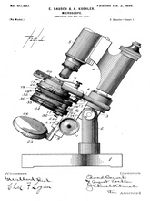 Kép betöltése a galériamegjelenítőbe: Mikroszkóp, 1899, vintage stílusú poszter
