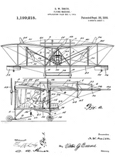 Kép betöltése a galériamegjelenítőbe: Repülőgép, vintage stílusú poszter (Smith)
