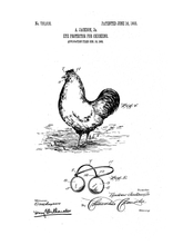 Kép betöltése a galériamegjelenítőbe: Csirke-szemüveg, vintage stílusú poszter
