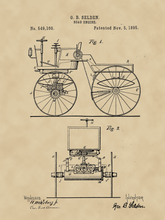 Kép betöltése a galériamegjelenítőbe: Automobil vintage poszter 1895
