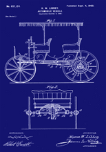 Kép betöltése a galériamegjelenítőbe: Automobil, 1900, vintage stílusú poszter
