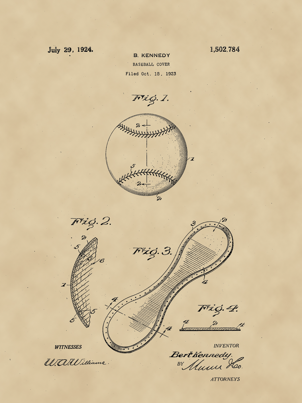 Baseball labda, vintage stílusú poszter