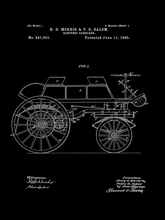 Kép betöltése a galériamegjelenítőbe: Elektromos autó, 1895 vintage stílusú poszter
