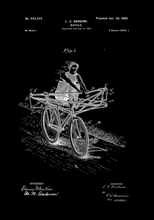 Kép betöltése a galériamegjelenítőbe: Evezős-bicikli, vintage stílusú poszter
