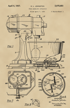 Kép betöltése a galériamegjelenítőbe: Konyhai robotgép, vintage stílusú poszter
