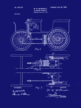 Kép betöltése a galériamegjelenítőbe: Elektromos autó, 1899 vintage stílusú poszter
